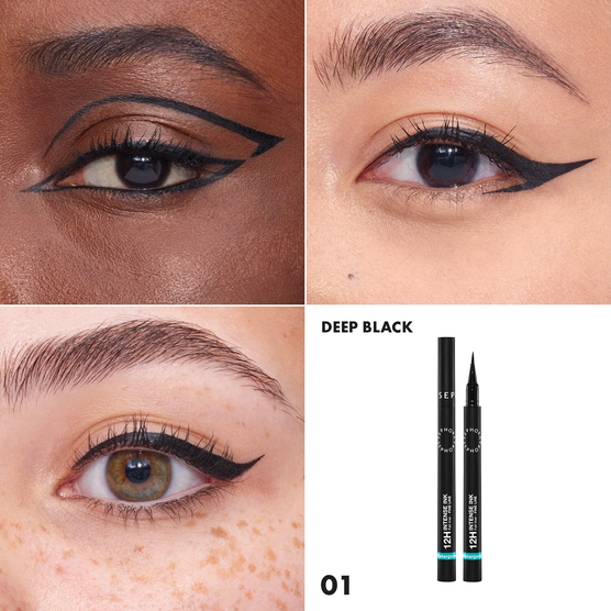 Delineador 12H Sephora Collection Intense Ink Felt Liner